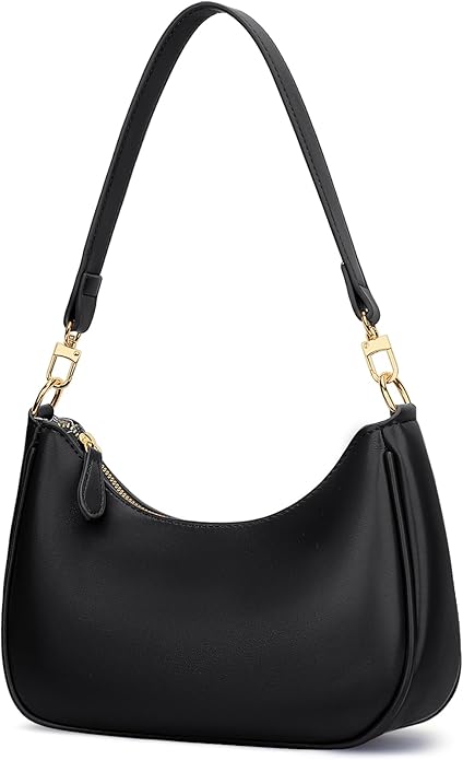 Sleek Noir Shoulder Bag