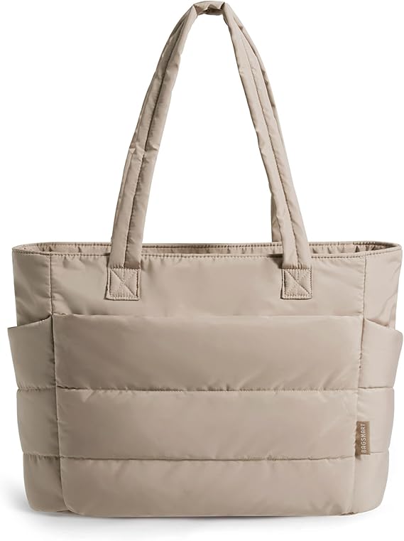 BAGSMART Puffy Tote Bag