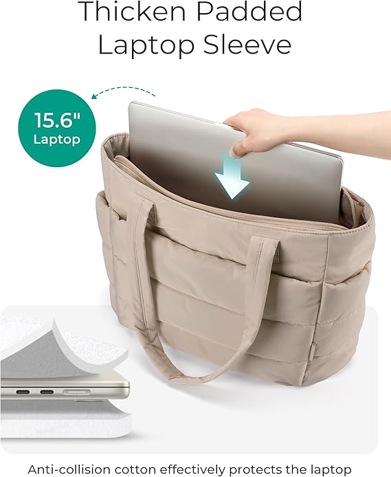 BAGSMART Puffy Tote - View 3